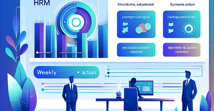 HRM 系统企业内部推广如何落地？制定 “周周有行动” 执行计划